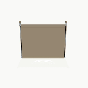 Zijwand zonder raam, 2 meter Zijwand zonder raam, 2 meter